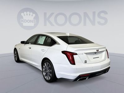 2021 Cadillac CT5 — rear three-quarter view