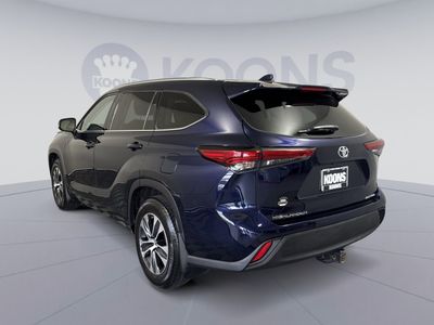 2021 Toyota Highlander — rear three-quarter view