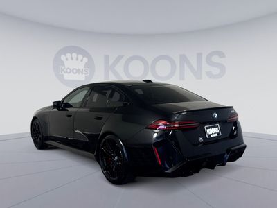 2026 BMW M5 — rear three-quarter view