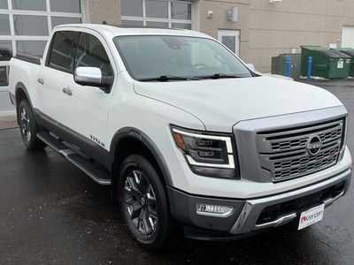 2024 Nissan Titan — rear three-quarter view