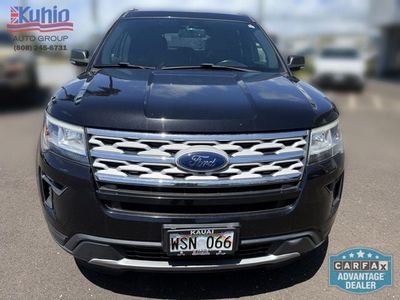 2019 Ford Explorer — rear three-quarter view
