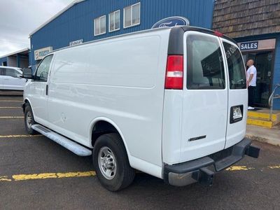 2022 Chevrolet Express Cargo Van — rear three-quarter view