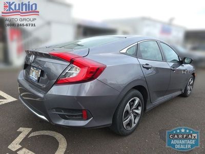 2020 Honda Civic — rear three-quarter view