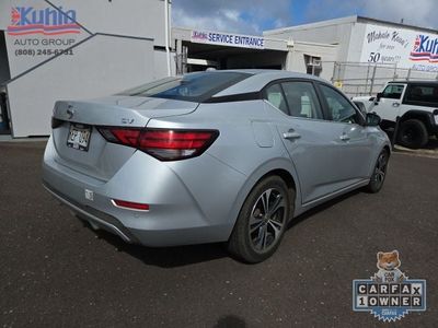 2022 Nissan Sentra — rear three-quarter view