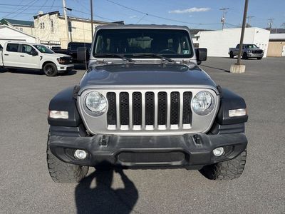 2019 Jeep Wrangler — rear three-quarter view