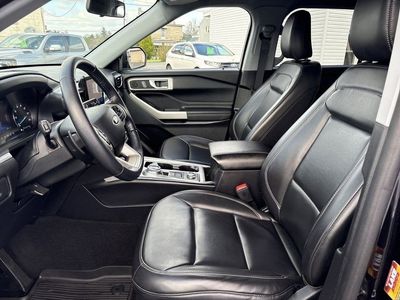 2021 Ford Explorer — rear three-quarter view
