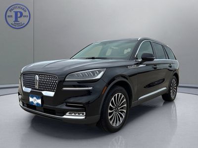 2020 Lincoln Aviator — rear three-quarter view