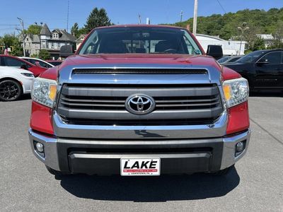 2014 Toyota Tundra — rear three-quarter view