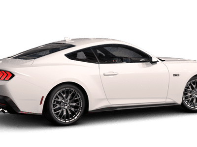 2026 Ford Mustang — rear three-quarter view