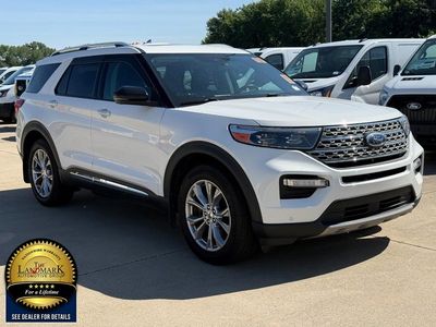 2022 Ford Explorer — rear three-quarter view