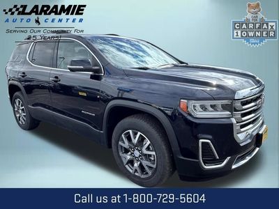 2021 GMC Acadia — rear three-quarter view