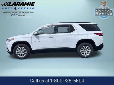 2021 Chevrolet Traverse — rear three-quarter view