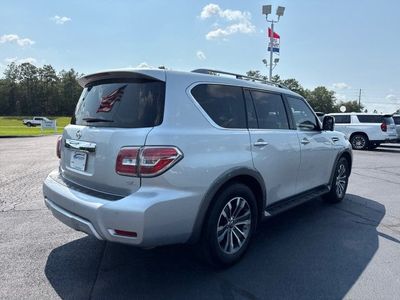 2018 Nissan Armada — rear three-quarter view