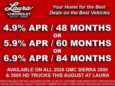 2026 GMC Sierra 2500 HD — interior view