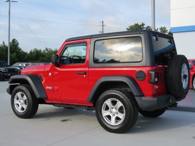 2019 Jeep Wrangler — rear three-quarter view