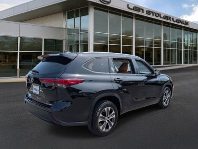 2022 Toyota Highlander — rear three-quarter view