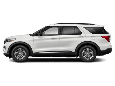 2022 Ford Explorer — rear three-quarter view