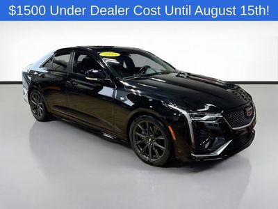 2025 Cadillac CT4 — rear three-quarter view