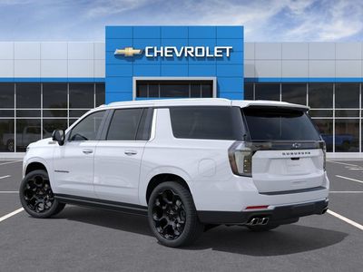 2026 Chevrolet Suburban — rear three-quarter view