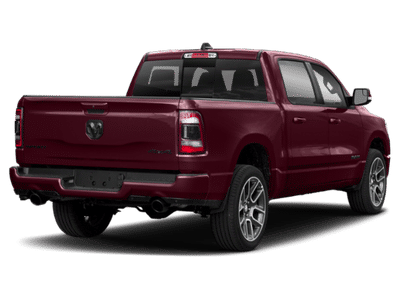 2019 RAM 1500 — rear three-quarter view