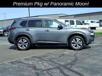 2023 Nissan Rogue — rear three-quarter view