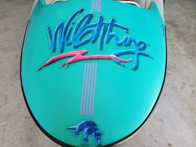 1994 P.S. MARINE WILDTHING INFLATABLE — rear three-quarter view