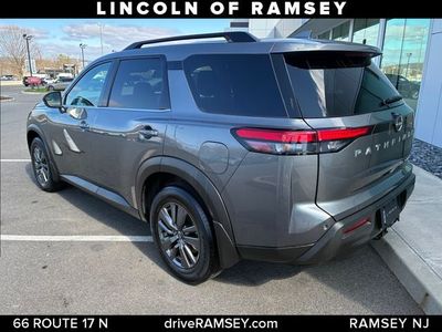2022 Nissan Pathfinder — rear three-quarter view