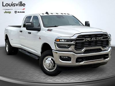 2026 RAM 3500 Tradesman in Bright White Clear-Coat Exterior Paint — front three-quarter view