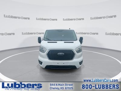 2023 Ford Transit Passenger Wagon — rear three-quarter view
