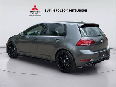 2018 Volkswagen Golf R — rear three-quarter view