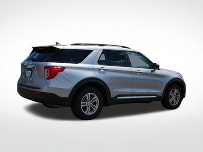 2022 Ford Explorer — rear three-quarter view