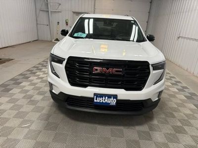 2025 GMC Acadia — rear three-quarter view