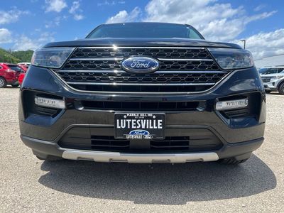 2021 Ford Explorer — rear three-quarter view