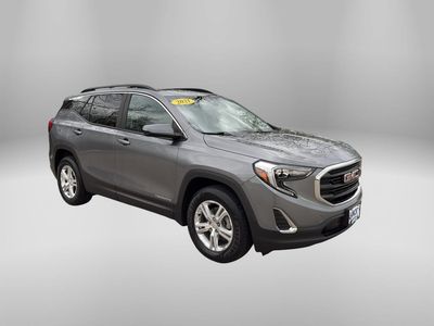2021 GMC Terrain — rear three-quarter view