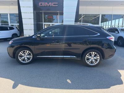 2012 Lexus RX 450h — interior view