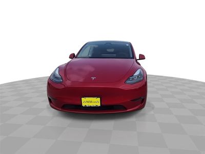 2023 Tesla MODELY — rear three-quarter view