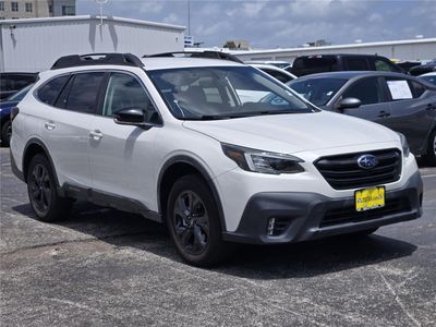 2020 Subaru Outback — rear three-quarter view
