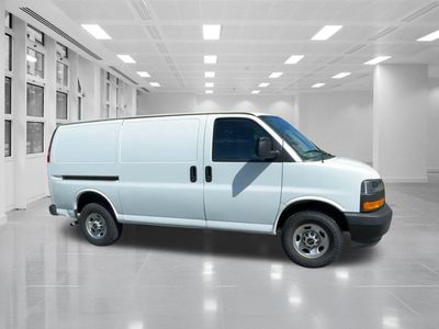 2023 GMC Savana Cargo 2500 — rear three-quarter view