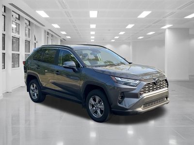 2025 Toyota RAV4 — rear three-quarter view