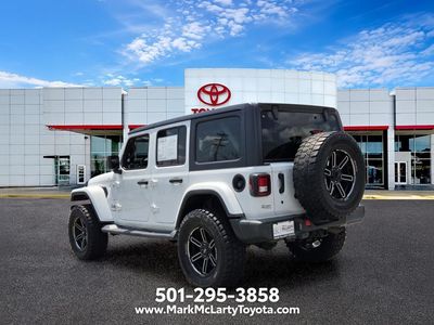 2018 Jeep Wrangler — rear three-quarter view
