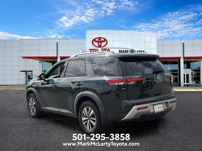 2022 Nissan Pathfinder — rear three-quarter view