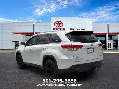 2019 Toyota Highlander — rear three-quarter view