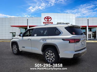 2026 Toyota Sequoia — rear three-quarter view