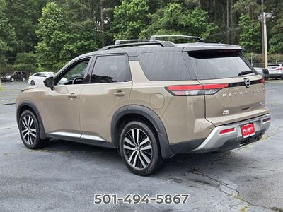 2023 Nissan Pathfinder — rear three-quarter view