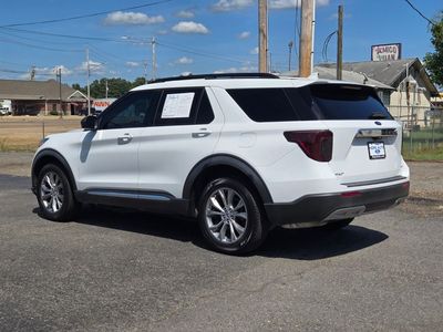 2020 Ford Explorer — rear three-quarter view