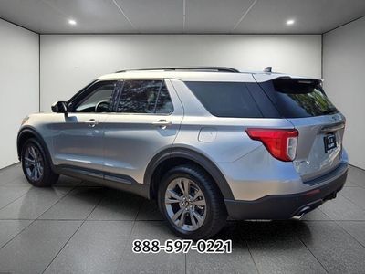 2021 Ford Explorer — rear three-quarter view