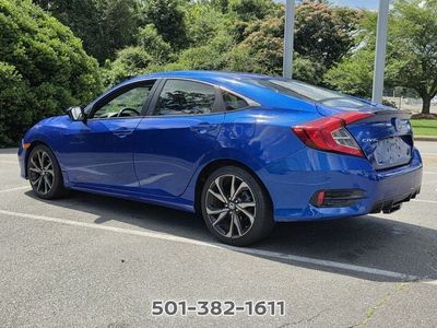 2020 Honda Civic — rear three-quarter view