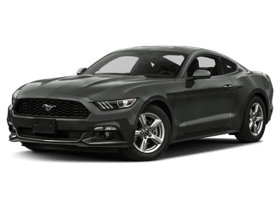 2015 Ford Mustang — rear three-quarter view