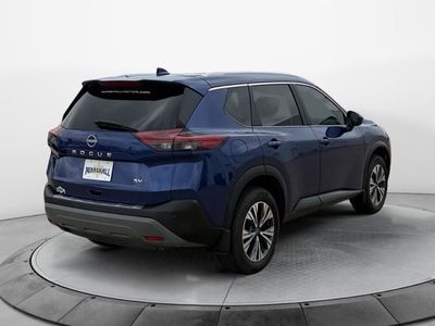 2023 Nissan Rogue — rear three-quarter view
