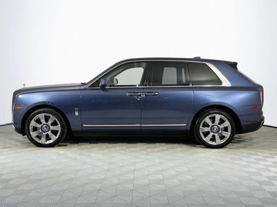 2019 Rolls-Royce Cullinan — rear three-quarter view